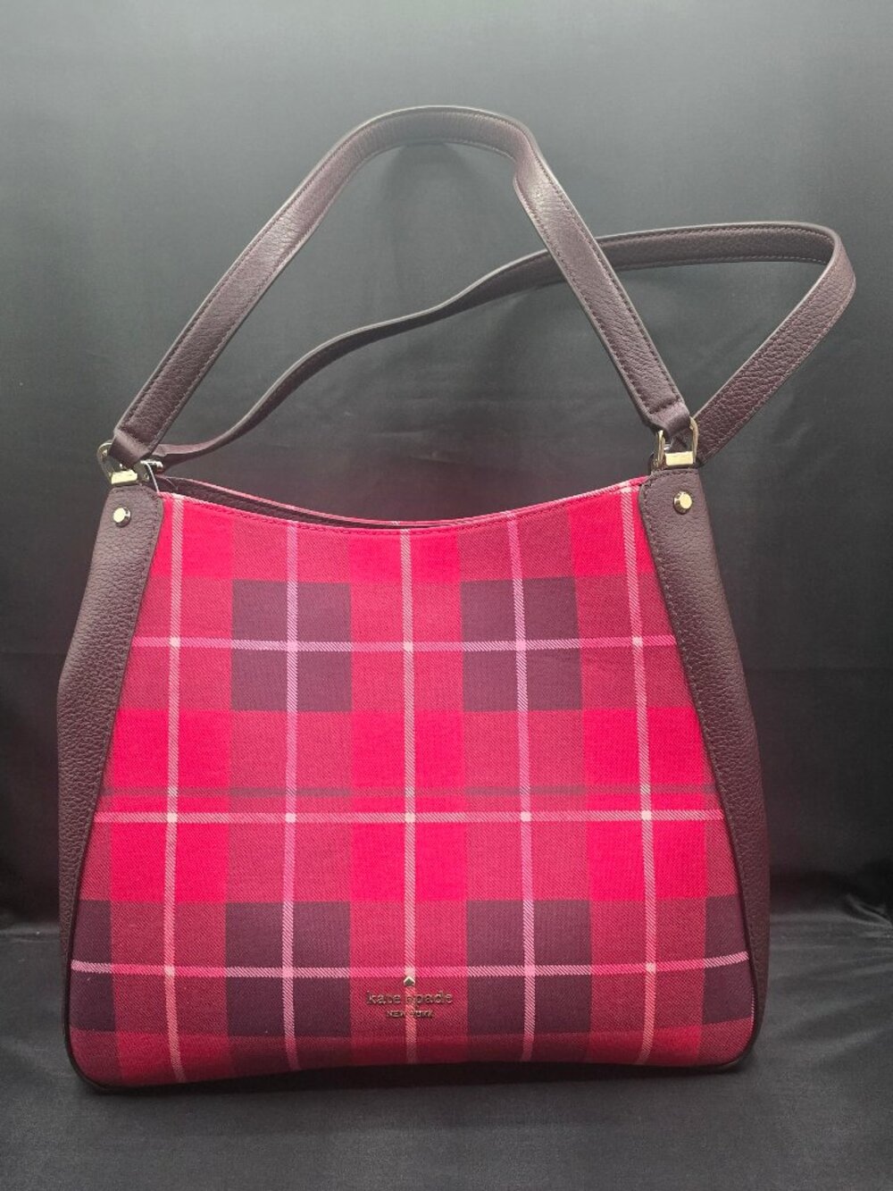 Kate Spade Leila Medium Triple Compartment Shoulder Bag WKR00653 Bright Rose
